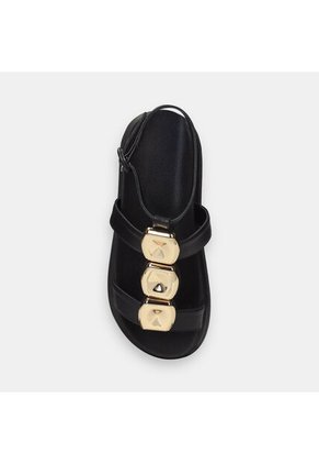 Sandalia Para Mujer Bata Negro Ninfa