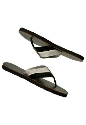 Sandalias Negro-Gris Bata Haco Hombre