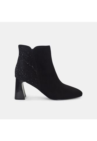 Botines Para Mujer Bata Negro Pastora Bata