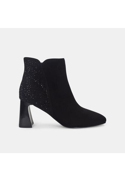 Botines Para Mujer Bata Negro Pastora