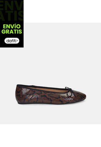 Baleta Para Mujer Bata Beige Delhi Bata