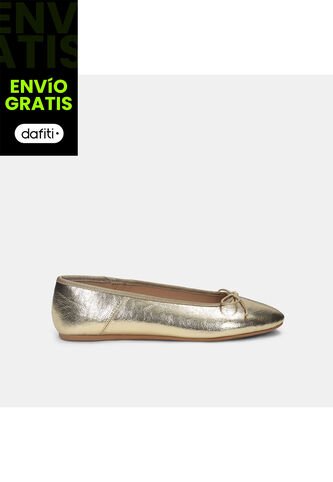 Baleta Para Mujer Bata Beige Delhi Bata