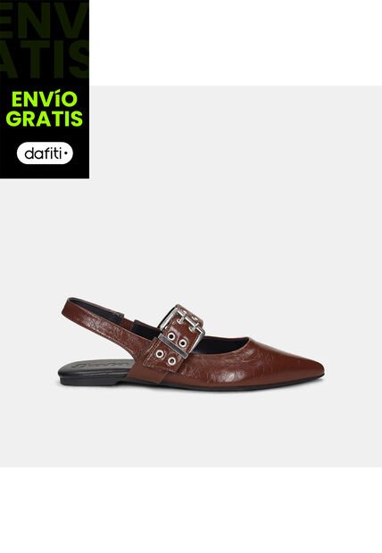 Baleta Para Mujer Bata Negro Prague