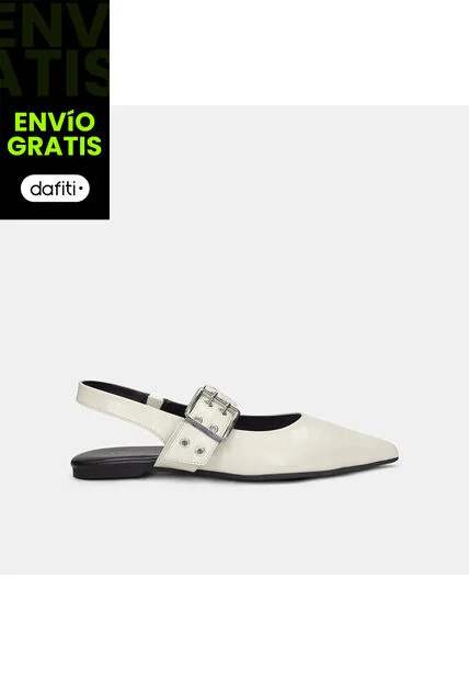 Baleta Para Mujer Bata Negro Prague