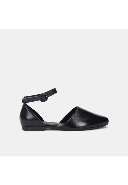 Baletas Para Mujer Bata Negro Gina Puntuda Flat