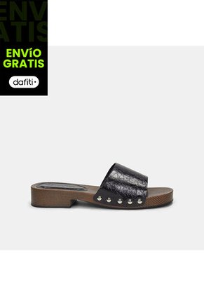 Sandalia Para Mujer Bata Negro Valencia