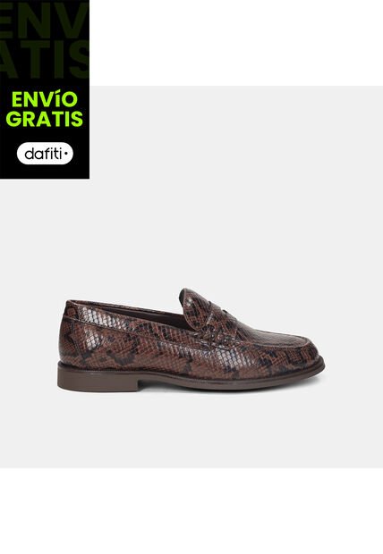 Mocasines Para Mujer Bata Negro Madrid Loafer