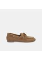 Mocasines Para Mujer Bata Café Oscuro Virginia Flat de Bata