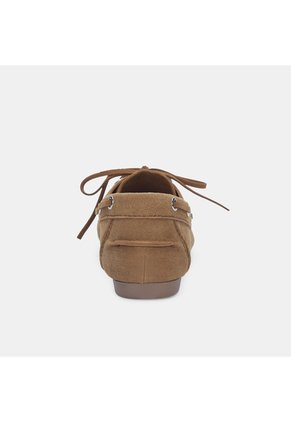 Mocasines Para Mujer Bata Café Oscuro Virginia Flat