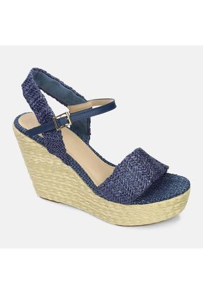 Sandalias Para Mujer Bata Azul Karoline