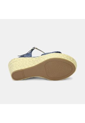 Sandalias Para Mujer Bata Azul Karoline