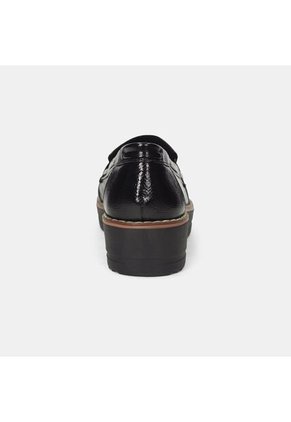 Mocasines Para Mujer Bata Negro Vitello