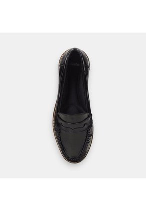 Mocasines Para Mujer Bata Negro Vitello