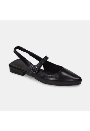 Baletas Para Mujer Bata Negro Boro Flat