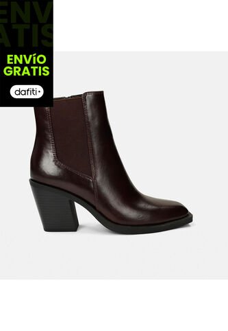 Botines Para Mujer Bata Café Oscuro Karin Bet Bata