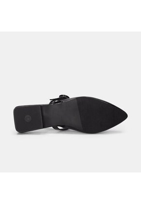 Baletas Para Mujer Bata Negro Boro Flat