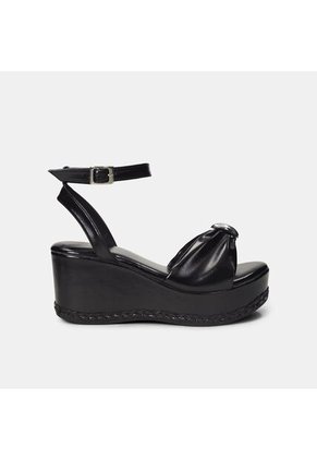 Sandalias Para Mujer Bata Negro Fleur Summer