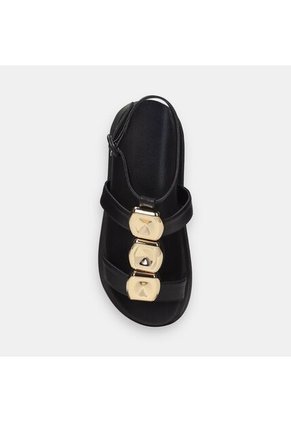 Sandalia Para Mujer Bata Negro Ninfa