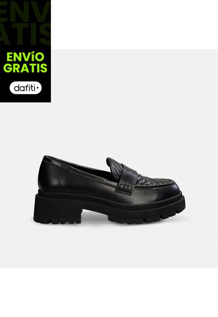 Mocasines Para Mujer Bata Negro Karina Dana