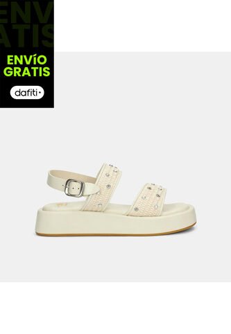 Sandalias Para Mujer Bata Beige Liam Calisto Bata