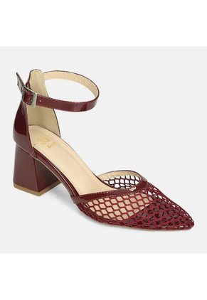 Tacones Para Mujer Bata Vinotinto Katriel