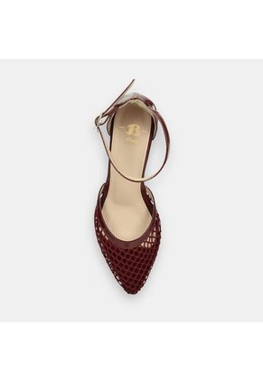 Tacones Para Mujer Bata Vinotinto Katriel