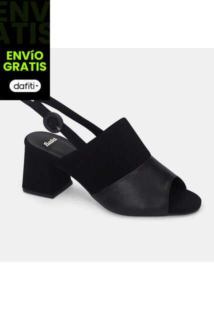 Sandalias Para Mujer Bata Negro