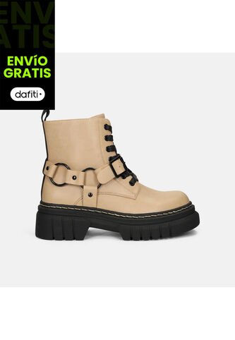 Botas Para Mujer Bata Beige Luc Martina Bata