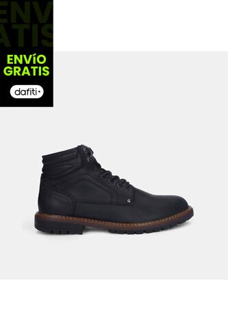 Bota Para Hombre Bata Negro Oscar Leandro Bata