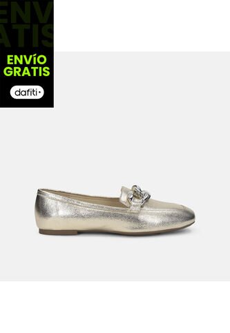 Mocasines Para Mujer Bata Beige London Bata