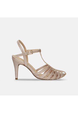 Sandalias Para Mujer Bata Dorado Jali Bata