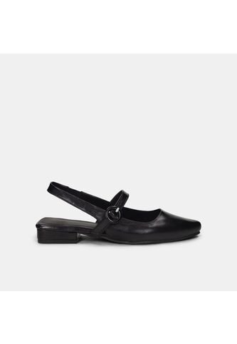 Baletas Para Mujer Bata Negro Boro Flat Bata