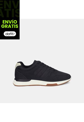 Tenis Para Hombre Bata Negro Omar Roldan Bata