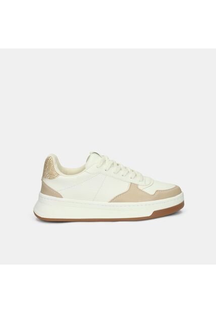 Tenis Para Mujer Bata Blanco Hueso Jara