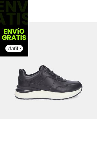 Tenis Para Hombre Bata Negro Perrie Casual Bata