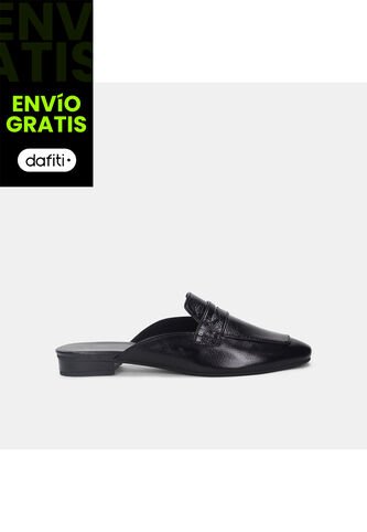 Baleta Para Mujer Bata Negro Lore Flat Bata