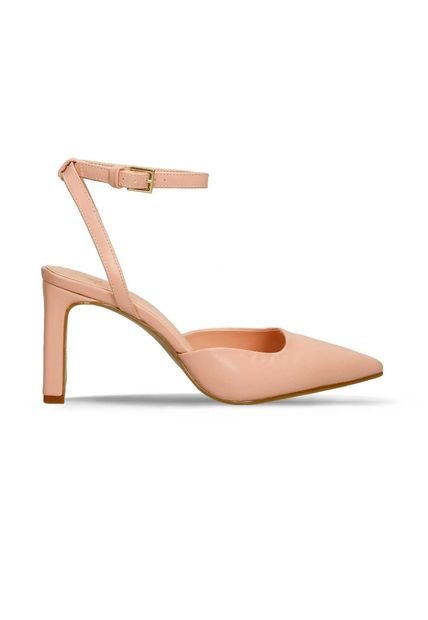 Tacones Nude Bata Hanna Mujer