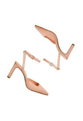 Tacones Nude Bata Hanna Mujer