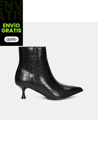 Botines Para Mujer Bata Negro Nurle Bata