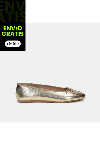 Baleta Para Mujer Bata Beige Delhi Bata