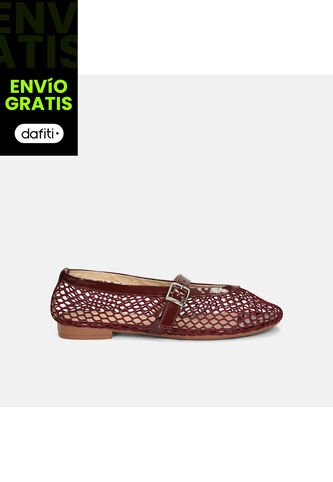 Baletas Para Mujer Bata Vinotinto Karuna Bata