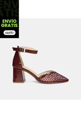 Tacones Para Mujer Bata Vinotinto Katriel Bata