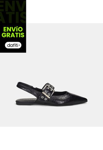 Baleta Para Mujer Bata Negro Prague Bata
