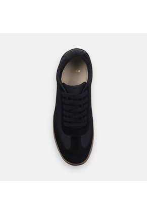Tenis Para Mujer Bata Negro Retro