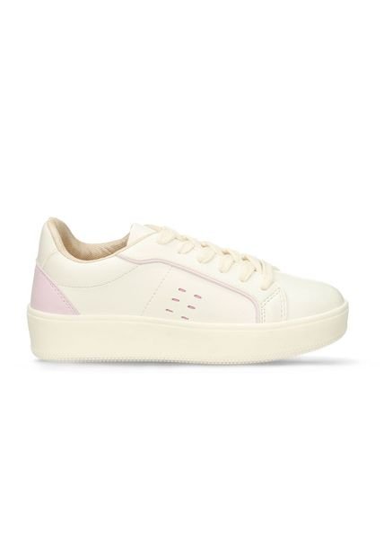 Tenis Casual Beige/Lila Bata Emily C Mujer
