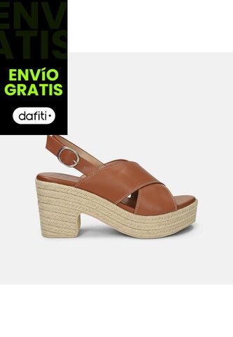 Sandalia Para Mujer Bata Café Claro Sarada Bata