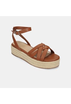 Sandalia Para Mujer Bata Café Claro Tati