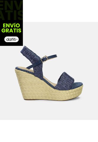 Sandalias Para Mujer Bata Azul Karoline Bata