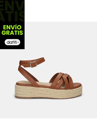 Sandalia Para Mujer Bata Café Claro Tati Bata