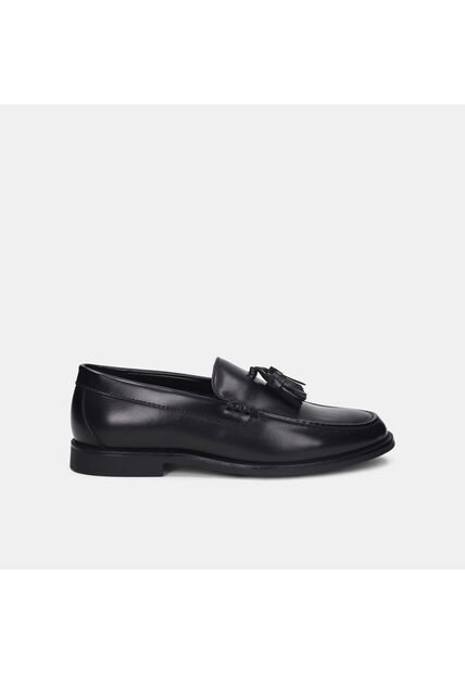 Mocasines Para Mujer Bata Negro Madrid Loafer